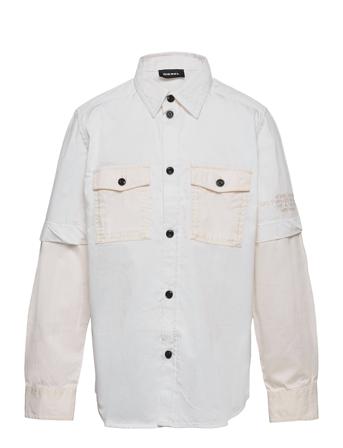 Cskosov Over Shirt Overshirts Hvit Diesel