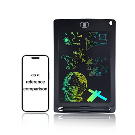 8,5 tums LCD-skrivplatta med färgglada linjer