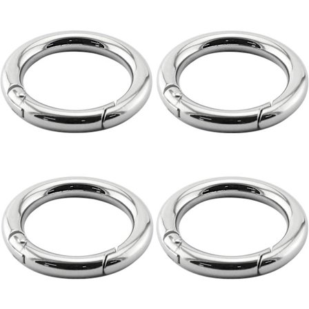 1 tommers fjær O-ring rund karabinkrok snapklips krok sirkel nøkkelring