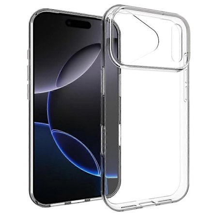 Til iPhone 17 Pro Cover Vandmærkebestandig TPU Gennemsigtig Telefon Bagside Cover