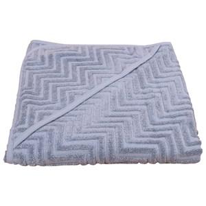 Filibabba Powder Blue Zig Zag Hooded Towel One Size - Textile - One size - Blue