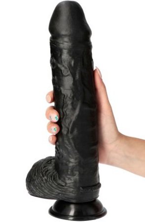 Spartaco Dildo Black 32 cm - Woome.pl