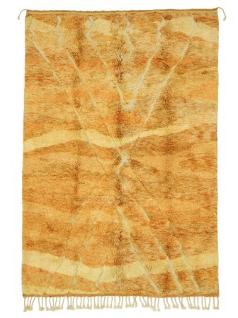 Tapis Shaggy Berber Moroccan - Mid Atlas 226X318 Laine