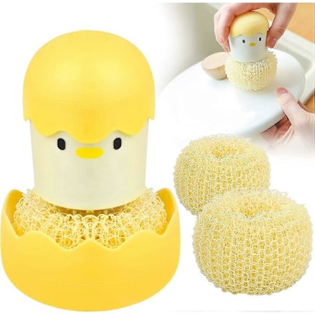 Håndbruser med udløserknap, krom finish