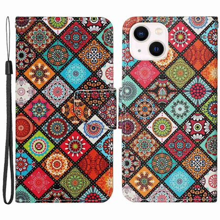 Wonderland iPhone 14 Läppäkotelo - Ethnic Style