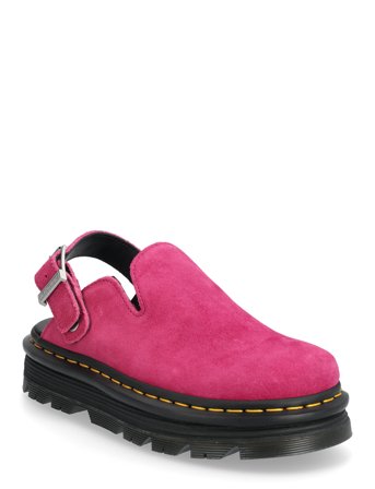 Zebzag Mule - Suede Pink Dr. Martens