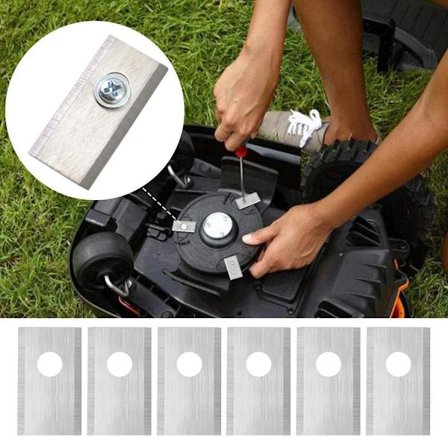 Enge Udskiftningsplæneklipper til Worx Landroid Robotiske Haveredskaber 18 stk