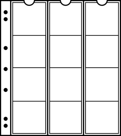NUMIS møntlommer - Til 44 mm ø - Pakke med 5 stk.