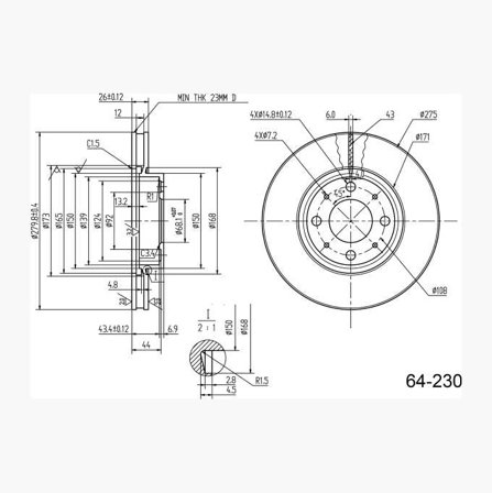 Biltema - BREMSESKIVE