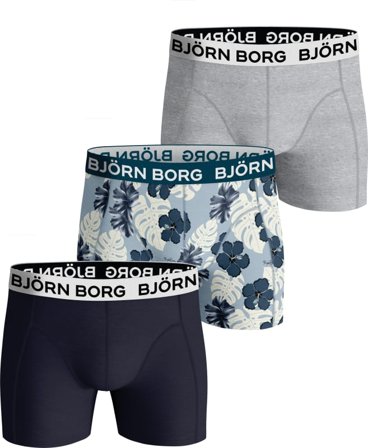 Björn Borg Men's Essential Boxer 3-pack Men undergarment Blue S