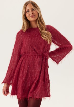 VILA-Vifeather L/S O-NECK SHORT DRE-38