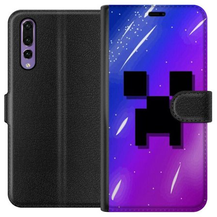 Kompatibelt Plånboksfodral till Huawei Huawei P20 Pro Minecraft