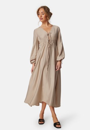 BUBBLEROOM V-neck Strap L/S Dress Klær