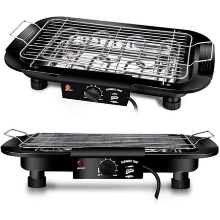 Elektrisk Grill Rökfri Barbecue Teppanyaki Inomhus / Utomhus Grill