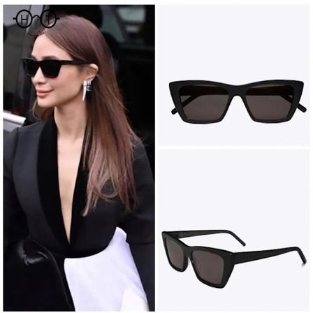Heart Evangelista Sunglasses Cats Eye Eyewear Sunglass Catseye Retro Trendy Sunn