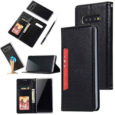 Samsung Galaxy S10 Plus - Genomtänkt Plånboksfodral