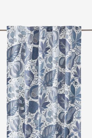 Svanefors - Gardin A&E, 2-pack - Blå - Veckbandslängder - No size - Från Homeroom