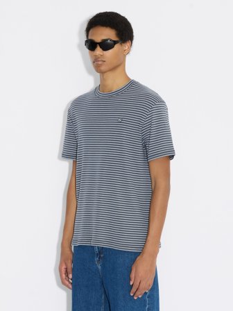Holzweiler Tucker Stripe Tee - Blue Stripe - Men's - Medium