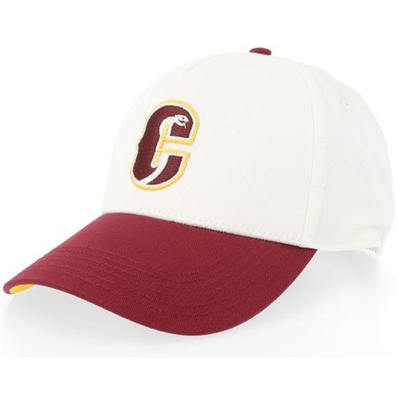 Cobra - Vit adjustable Keps - Structured Lineup Cap White/Red A-frame Adjustable @ Hatstore