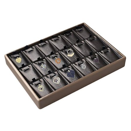 Smykker 18 Slots Opbevaring Vedhæng Halskæde Displaybakke