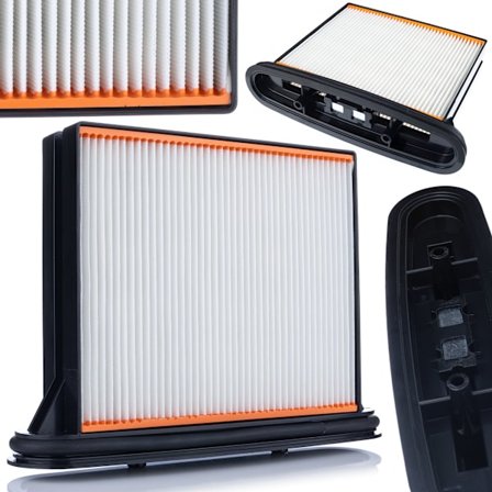 Industristovsugerfilter Rosfix – Vaskbar Polyester | med Pakning | Reservedel for Bosch GAS 25, Metabo ASA 1200