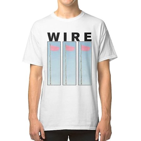 Wire Rosa flagga T-shirt kläder