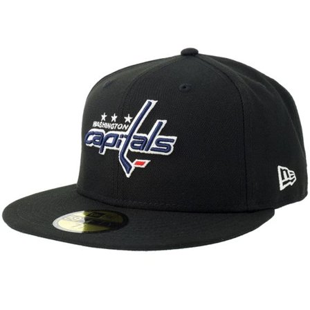 New Era - NHL Svart fitted Keps - Washington Capitals 59FIFTY Black/White Fitted @ Hatstore