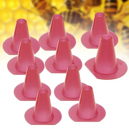 30 stk plast bikube fluktutstyr birøkt inngangsdør enveis honeycomb dør kjegleform, birøkt forsyninger verktøy