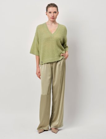 Dante6 Dante6-Talya V-Neck Sweater - Green - S