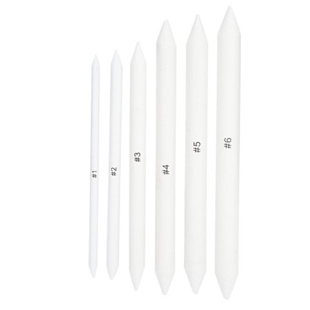 6 stk Art Blender Papir Tegneverktøy Student Kunstner Skisse Shaders Papir Tegne Blender