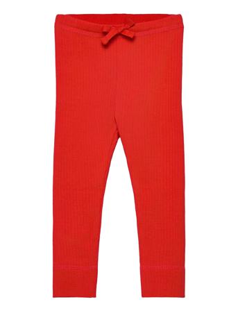 Rib Jersey Thights Leggingsit Punainen Copenhagen Colors