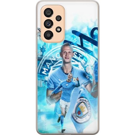 Kompatibel Mobilcover til Samsung Galaxy A53 5G Erling Haaland Manchester City Norge klinisk angriber med kraft hastighed og topinstinkt, der gør ham