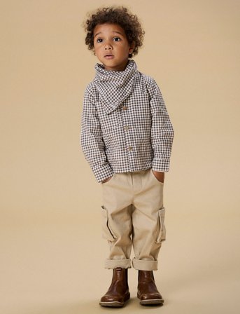 Lil'Atelier Nmmtallula Ls Shirt Lil - Brown - 92