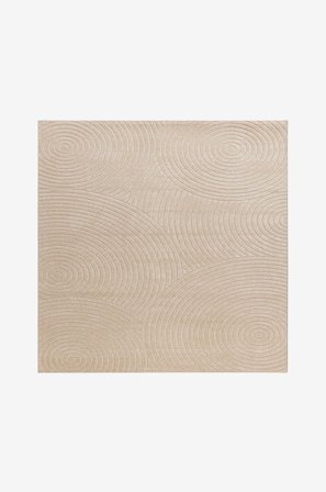 KM Home - Flatvävd matta Hawaii - Natur - Slätvävda mattor - 200X200 - Från Homeroom