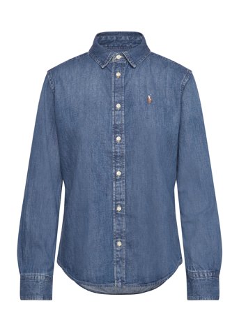 Polo Ralph Lauren Slim Fit Denim Shirt - Blue - 32