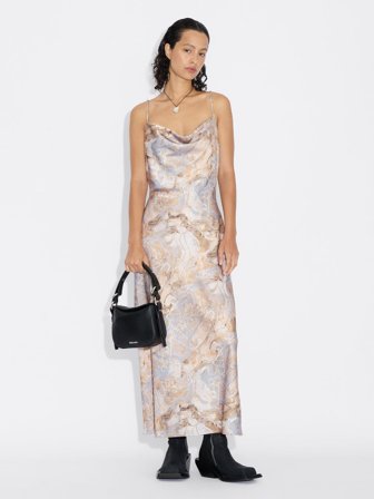 Eila Print Midi Dress