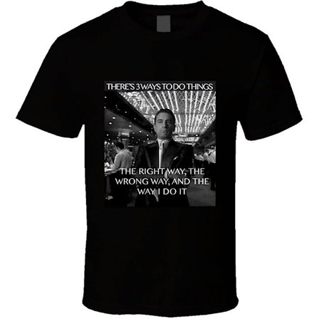 Robert De Niro Casino Gangster Film T-shirt
