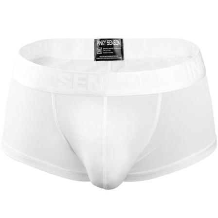 Män Bekväma Ventilerande Ice Silk Boxer Solida Underkläder
