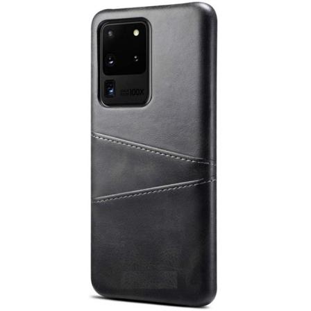 Samsung Galaxy S20 Ultra Mobilskal Korthållare Retro V2 Svart