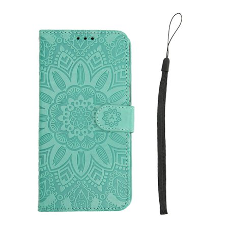Wallet Telefon Cover Til Iphone 14 PRO Cover PU Telefon Beskyttende Cover Blomstermønster med Kreditkort Holder og Støtte
