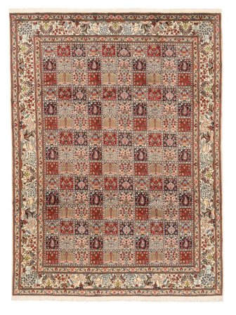 Hand Knotted Persian Moud Rug 240X335 Brown/Dark Red