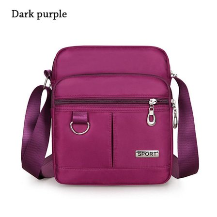 Skulderveske Håndvesker MØRK LILLA