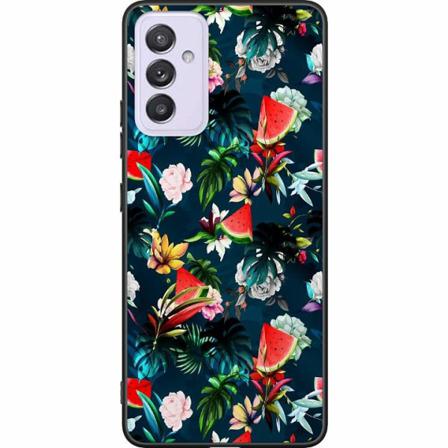 Samsung Galaxy A82 5g Svart Skal Blommor