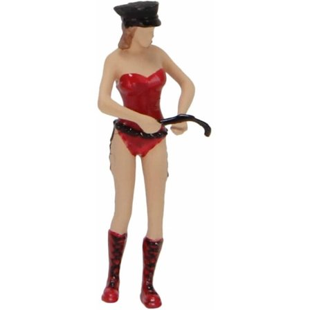 1/64 Miniatyr Målade Små Figurer Dockor Arkitektur Dekor Även Privat Scen Klor Träning Disciplin Röd