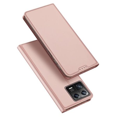 Dux Ducis Skin Pro Case Xiaomi 13 Flip Card lompakko jalusta vaaleanpunainen vaaleanpunainen