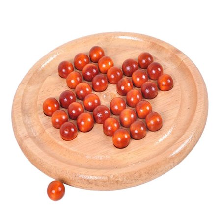 Puinen klassinen tappi Noble Puzzle IQ -lautapeli aikuisille ja lapsille