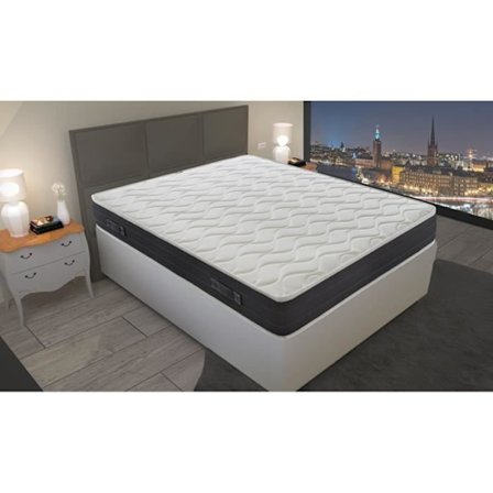 Memory Foam Madrass - 20 cm hög - 11 komfortzoner 140 x 200 cm