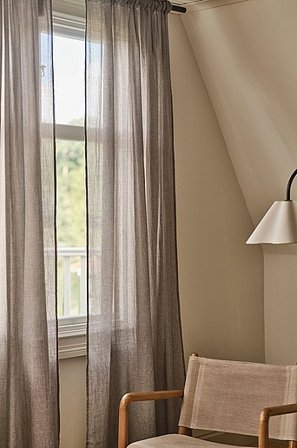 Jotex - Multifunctioneel Gordijn 2-pak Bruin Gemêleerd Bruin gemêleerd - LAYER - Koop Multifunctionele gordijnen bij Jotex