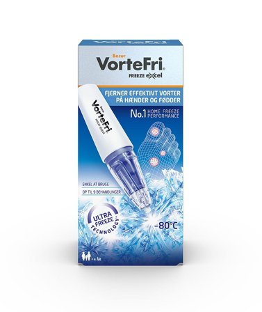 Vortefri VorteFri Freeze Excel 1 stk., Medicin & Pleje, Håndcreme & Fodpleje, Vorter