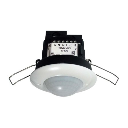 Rutab 1313559 Bevægelsesføleren 10-2000 lx, 230V, IP20 Til kapacitiv belastning, Belysning